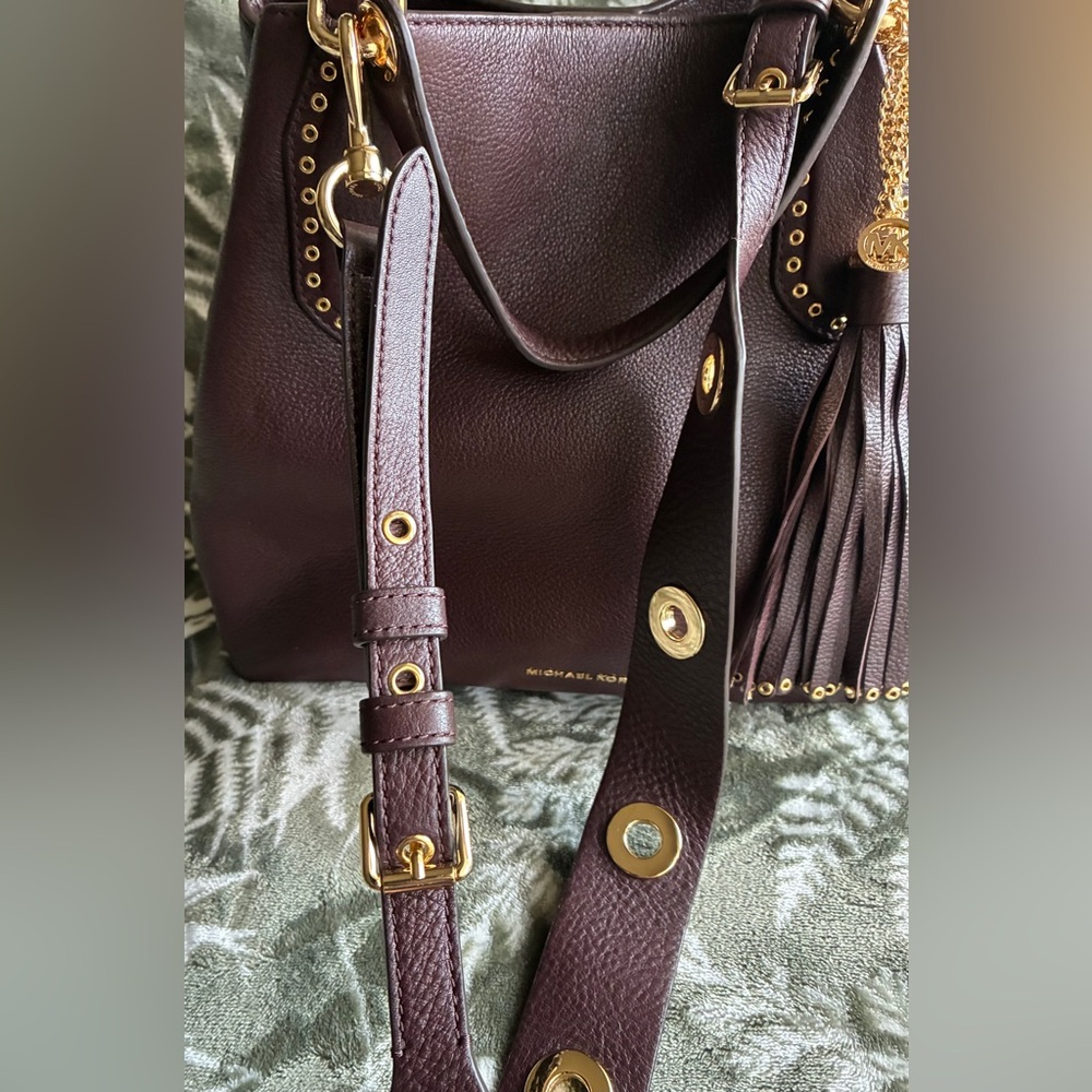 MICHAEL KORS Bag,Authentic Michael Kors Brooklyn Leather Shoulder Bag. - Picture 11 of 16